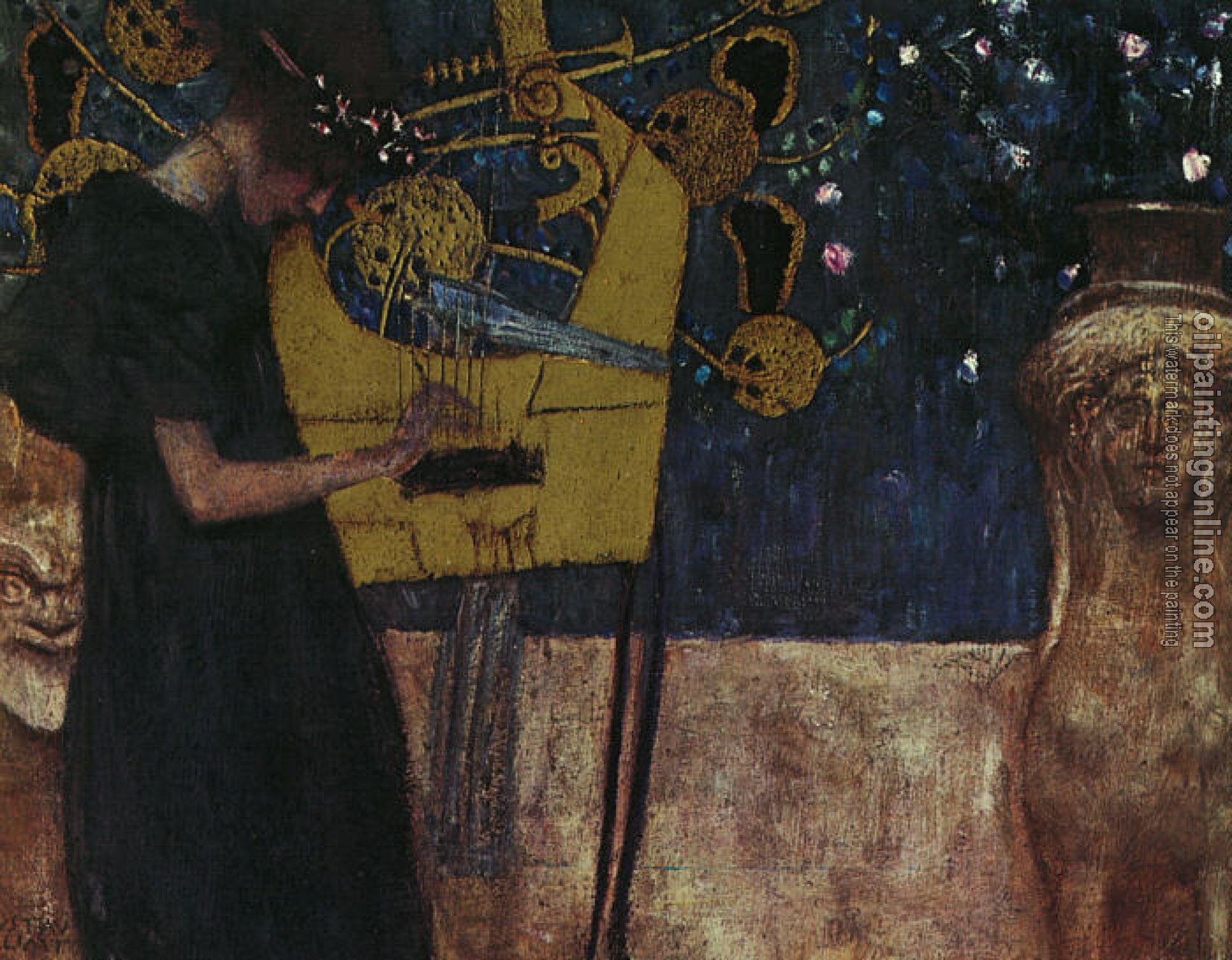 Klimt, Gustav - Oil On Canvas